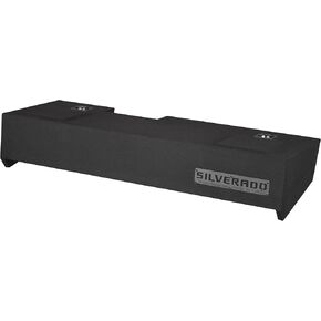 Silverado 2019 - 2025 Crew Cab and Double Cab 10" Dual Subwoofer Enclosure Speaker Box Ground Shaker Stereo Subwoofer Box Speaker Enclosure Car Audio Home Audio Ground-Shaker in Kuwait