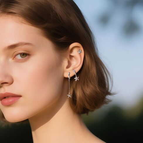 Sonateomber Gold Small Hoops Huggie Earrings for Women Cute Multiple Piercing Stackable Cartilage Formal Jewelry Gift in Kuwait