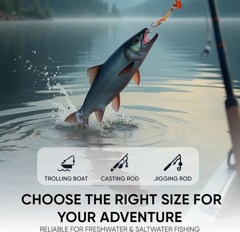 Kokanee Salmon Serrimp & Hoochies Fishing Lures - عبوات متعددة الألوان بما في ذلك Hoochies Micro و Rerimp - بناء بلاستيكي متين مع خطافات أخطبوط حادة - مثالية لـ Kokanee & Trout in Saudi Arabia