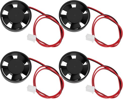 Create idea 4pcs DC 12V Laptop Mini Round Cooling Fan Voltage Current 0.04A Speed ​​8500RPM 30 * 30 * 10mm in Saudi Arabia