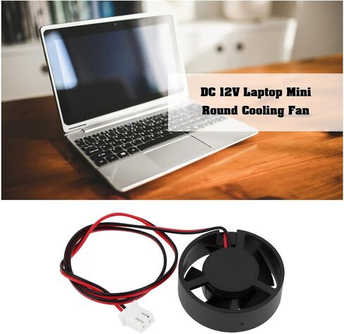 Create idea 4pcs DC 12V Laptop Mini Round Cooling Fan Voltage Current 0.04A Speed ​​8500RPM 30 * 30 * 10mm in Saudi Arabia