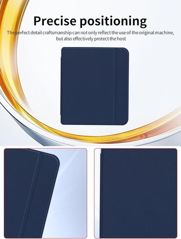 حالة لـ Kobo Libra Color/Kobo libra 2 eBook 2024 ، Wuniak Design for Libra Color/ebook 2024 ، pc hard and premium pu lightweight slim ، pink in Saudi Arabia