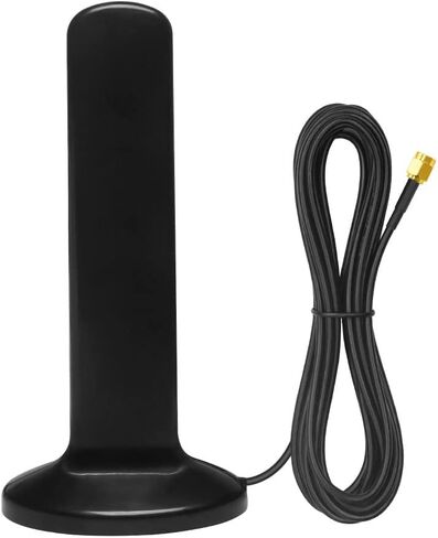 High Gain 4G 5G Antenna Omni Full Band 600-6000MHz Outdoor Waterproof Aerial Long Range with Magnetic Base SMA Male for WiFi Router Hotspot Wireless Network Card Security IP Camera… in Saudi Arabia