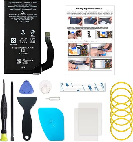 New GP5JE Battery Compatible with Pixel 7A, with Instruction & DIY Toolkit in Kuwait