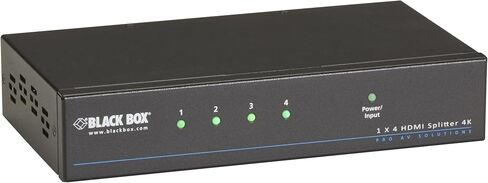 Black Box 1x4 4K HDMI Splitter-VSP-HDMI1X4-4K in Saudi Arabia