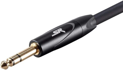 monoprice xlr ذكر إلى 1/4inch trs الذكور كابل - 6 أقدام | 16AWG ، Gold Plated - Stage Right Series Black in Saudi Arabia