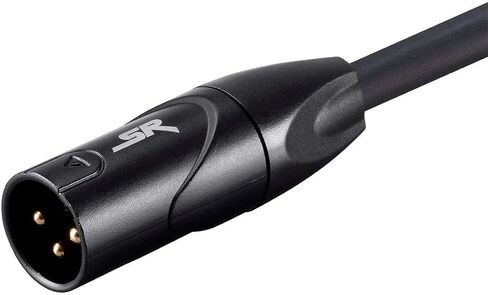 monoprice xlr ذكر إلى 1/4inch trs الذكور كابل - 6 أقدام | 16AWG ، Gold Plated - Stage Right Series Black in Saudi Arabia