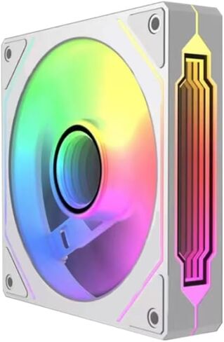 TJ Prism 120mm GEN4 Pro ARGB case Fan,Infinity Mirror RGB Light Effect 5V 3PIN Motherboard Light Sync 1000~1650RPM PWM PC Fan Suitable for Computer Cases and Liquid radiators in Saudi Arabia