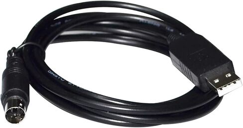 f & t> d*i ft232rl usb to din 5pin md5 converter progming cable للكمبيوتر الشخصي إلى gt11 التحكم في الشاشة kable (1.8m) in Saudi Arabia
