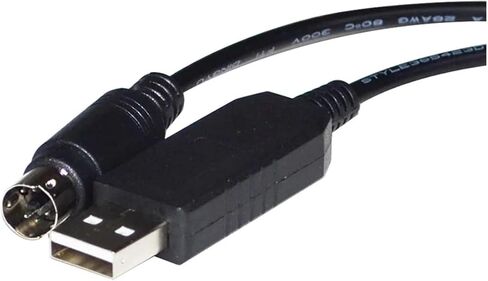f & t> d*i ft232rl usb to din 5pin md5 converter progming cable للكمبيوتر الشخصي إلى gt11 التحكم في الشاشة kable (1.8m) in Saudi Arabia