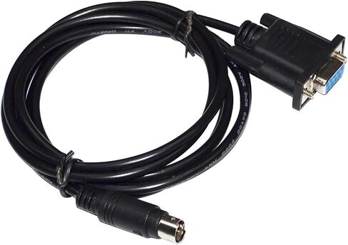 RS232 D-SUB 9P DB9 to DIN 5PIN MD5 Converter PLC Programming Cable for PC to GT11 Touch Screen Control KABLE(1.8M) in Saudi Arabia