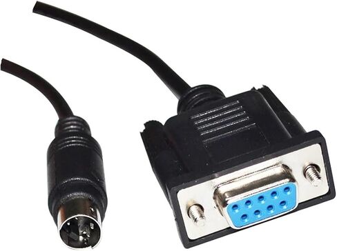 RS232 D-SUB 9P DB9 to DIN 5PIN MD5 Converter PLC Programming Cable for PC to GT11 Touch Screen Control KABLE(1.8M) in Saudi Arabia