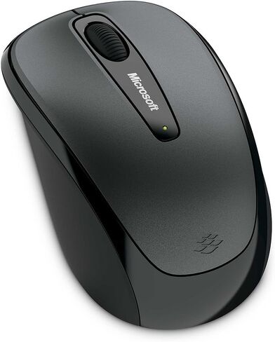 Microsoft Wireless Mobile Mouse 3500 for Business ، Loch Ness Gray. تصميم مريح مريح ، لاسلكي ، USB 2.0 مع جهاز الإرسال والاستقبال النانو لجهاز الكمبيوتر/الكمبيوتر المحمول/سطح المكتب ، يعمل مع أجهزة كمبيوتر Mac/Windows in Kuwait