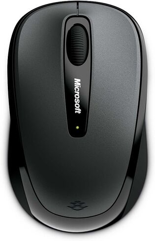 Microsoft Wireless Mobile Mouse 3500 for Business ، Loch Ness Gray. تصميم مريح مريح ، لاسلكي ، USB 2.0 مع جهاز الإرسال والاستقبال النانو لجهاز الكمبيوتر/الكمبيوتر المحمول/سطح المكتب ، يعمل مع أجهزة كمبيوتر Mac/Windows in Kuwait