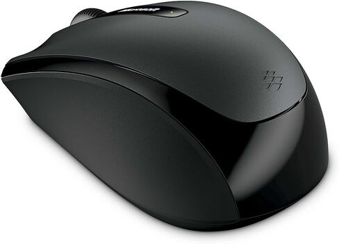 Microsoft Wireless Mobile Mouse 3500 for Business ، Loch Ness Gray. تصميم مريح مريح ، لاسلكي ، USB 2.0 مع جهاز الإرسال والاستقبال النانو لجهاز الكمبيوتر/الكمبيوتر المحمول/سطح المكتب ، يعمل مع أجهزة كمبيوتر Mac/Windows in Kuwait