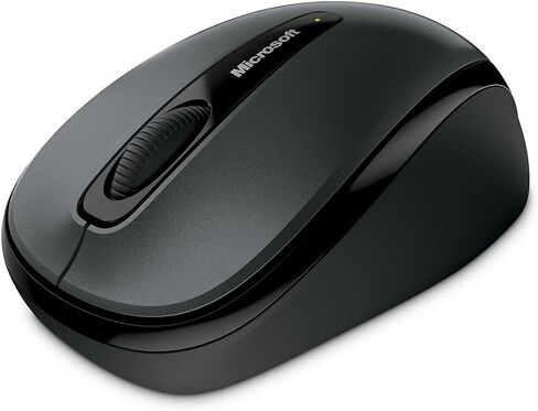 Microsoft Wireless Mobile Mouse 3500 for Business ، Loch Ness Gray. تصميم مريح مريح ، لاسلكي ، USB 2.0 مع جهاز الإرسال والاستقبال النانو لجهاز الكمبيوتر/الكمبيوتر المحمول/سطح المكتب ، يعمل مع أجهزة كمبيوتر Mac/Windows in Kuwait