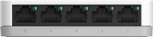 D-Link 5 Port Gigabit Ethernet مفتاح الشبكة غير المُدارة ، والتوصيل والتشغيل ، و ethernet Splitter ، بدون مروحة ، وتحسين حركة المرور ، غير مُدارة (DGS-1005A) in Saudi Arabia