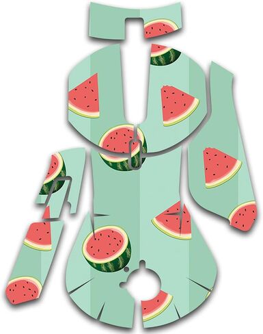 MightySkins Skin Compatible with SteelSeries Rival 5 Gaming Mouse - Watermelon Patch | Protective, Durable, and Unique Vinyl Decal wrap Cover | Easy to Apply and Change Styles | Made in The USA in Saudi Arabia