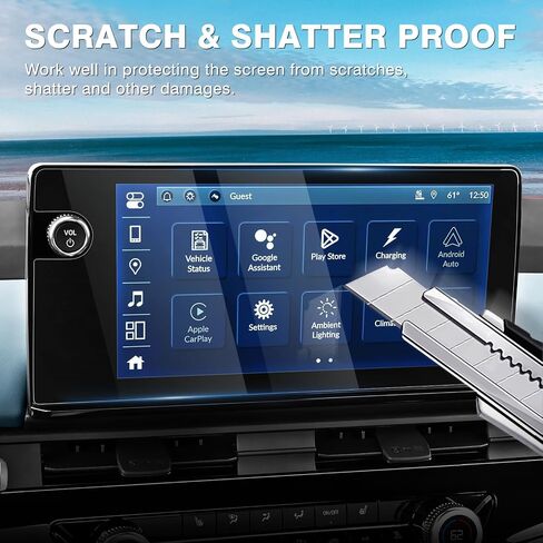 Karltys [Upgrade] 2 Pack 2024 2025 Honda Prologue 11.3-Inch Screen Protector for Models EX/Touring/Elite Touch screenTempered Glass Accessories Navigation Protective Film in Saudi Arabia
