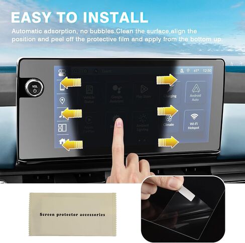 Karltys [Upgrade] 2 Pack 2024 2025 Honda Prologue 11.3-Inch Screen Protector for Models EX/Touring/Elite Touch screenTempered Glass Accessories Navigation Protective Film in Saudi Arabia