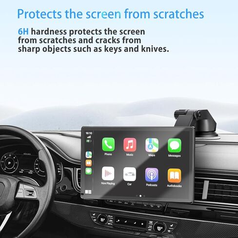 [2pack] Screen Protector for HAUXIY Q9S Car Carplay Screen 9inch, HD Protective Film,6h Hardness,Scratch,Anti-Fingerprin,Protective Film for HAUXIY Q9S Carplay(Not tempered glass) in Saudi Arabia