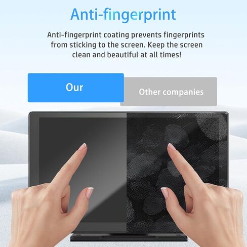 [2pack] Screen Protector for HAUXIY Q9S Car Carplay Screen 9inch, HD Protective Film,6h Hardness,Scratch,Anti-Fingerprin,Protective Film for HAUXIY Q9S Carplay(Not tempered glass) in Saudi Arabia