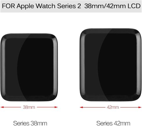 A-MIND for Apple Watch Series 2 42mm Screen Replacement Touch Screen Digitizer,for Iwatch 2nd generationch LCD Display Full Assembly Repair Kits,with Screen Protector+Tools (42MM) in Saudi Arabia