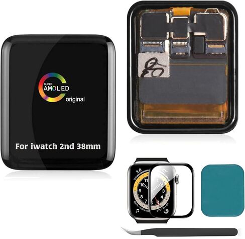 A-MIND for Apple Watch Series 2 42mm Screen Replacement Touch Screen Digitizer,for Iwatch 2nd generationch LCD Display Full Assembly Repair Kits,with Screen Protector+Tools (42MM) in Saudi Arabia