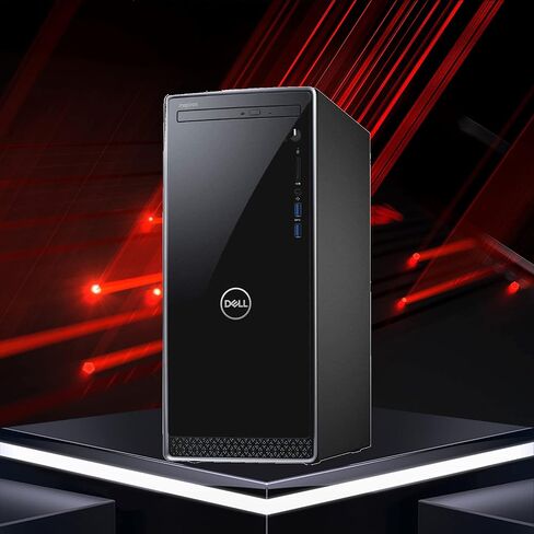 Dell Inspiron 3671 Desktop Gaming Desktop, Intel Core i7-9700 Processor, 32GB DDR4 RAM, 1TB PCIe SSD + 1TB HDD, WiFi, Bluetooth, DVDRW, HDMI, VGA, Windows 11 Pro, Black in Saudi Arabia