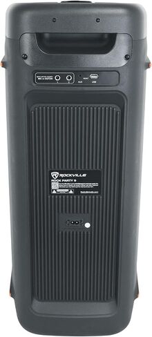 Rockville Rock Party 9 1000W مكبر صوت بلوتوث المحمول ، مكبرات صوت مزدوجة 8 بوصات ، باس عميق ، مصابيح LED ، مدخلات الكاريوكي/الجيتار ، للحفلات والأحداث الخارجية in Saudi Arabia