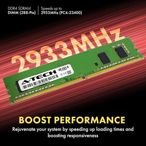 A-Tech 32GB RAM لـ Dell Vostro 3681 ، 3881 ، 3888 ، 5880 سطح المكتب | DDR4 2933MHz PC4-23400 DIMM 2RX8 in Saudi Arabia