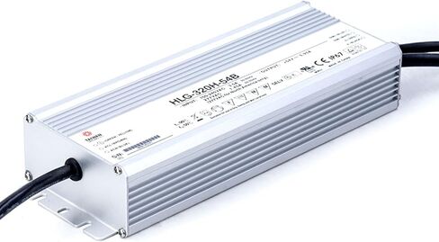 320W LED Driver, HLG-320H-54B, Constant Current, 54V Output, IP67 Rated, Waterproof LED Power Supply, Horticulture and Greenhouse Lighting, Grow Light Applications, Outdoor Suitable in Saudi Arabia