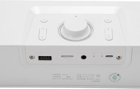 Bluetooth Computer Speakers, USB Powered Computer Speakers Bluetoot Computer SoundBar with Alarm Clock FM Radio, HiFi Stereo Built in Subwoofer Support USB AUX in PC Gaming in Saudi Arabia