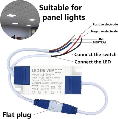 LED Supply Square 1W 3W 4W 7W 8W 12W 18W 25W 36W 300MA LIGHT FOR LED Power Light Light Downlight DIY (1-3W DC3-12V) in Saudi Arabia