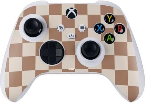 Skinit Decal Gaming Skin Compatible with Xbox Series S Controller - Neutral Checkered Design in Saudi Arabia