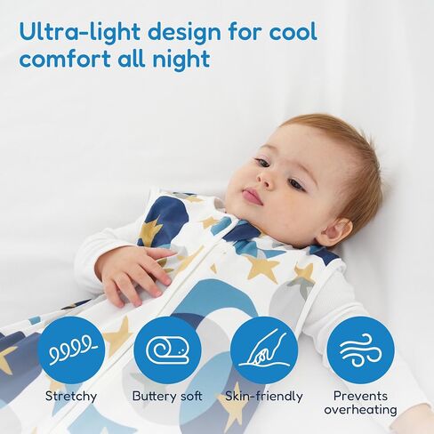 TotAha Toddler Sleep Sack 2T-3T-4T, Premium Light Wearable Blanket Baby Sleeping Bag with 2-Way Safe Zippers, Summer Sleepsacks For Girl Boy in Saudi Arabia