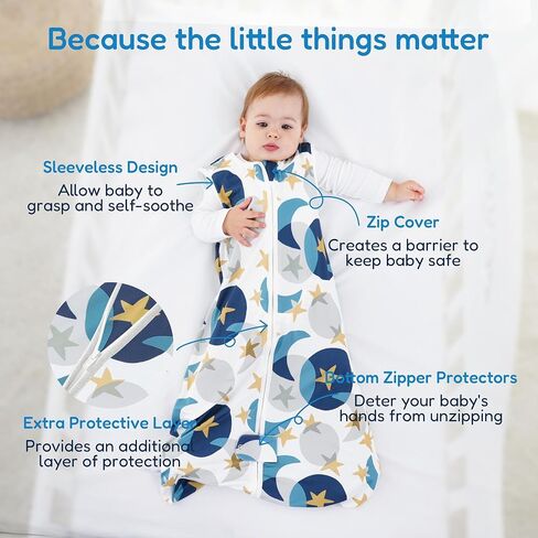 TotAha Toddler Sleep Sack 2T-3T-4T, Premium Light Wearable Blanket Baby Sleeping Bag with 2-Way Safe Zippers, Summer Sleepsacks For Girl Boy in Saudi Arabia