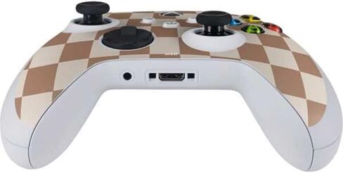 Skinit Decal Gaming Skin Compatible with Xbox Series S Controller - Neutral Checkered Design in Saudi Arabia