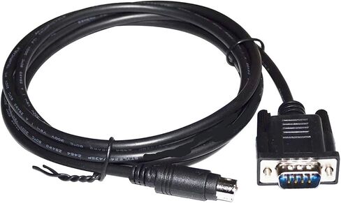 RS232 DB9 D-SUB9PIN Male to DIN 8P Allen AB MICROLOGIX 1400 PLC Programming 1761-CBL-PM02 Cable(5M) in Saudi Arabia