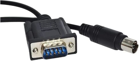 RS232 DB9 D-SUB9PIN Male to DIN 8P Allen AB MICROLOGIX 1400 PLC Programming 1761-CBL-PM02 Cable(5M) in Saudi Arabia
