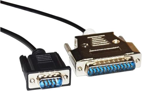 D-SUB 9 PIN DB9 to DB25 Adapter RS422 PLC Communication Cable for DOP Series Touchscreen to FX/FX1N/FX2N(3m,DOP-AS57 Series) in Saudi Arabia
