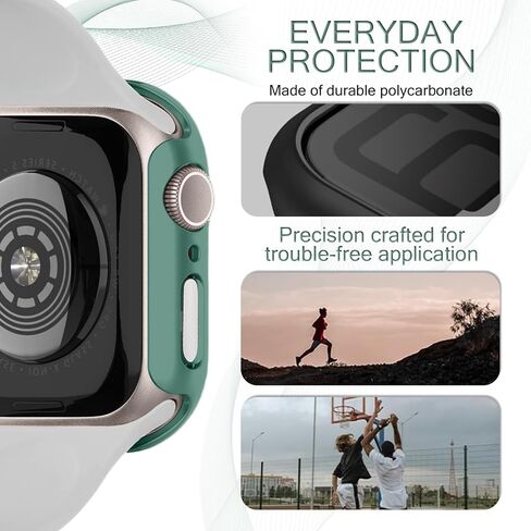 TPU Case Compatible for Apple Watch Series 3/2/10 Lightweight Anti-Scratch All-Around Protector Guard Shockproof Cover Bumper Compatible for iWatch 44mm (Starlight,1.85inch/1.61inch) in Saudi Arabia