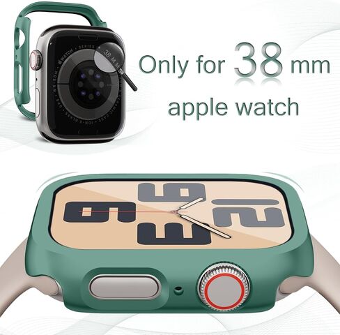 TPU Case Compatible for Apple Watch Series 3/2/10 Lightweight Anti-Scratch All-Around Protector Guard Shockproof Cover Bumper Compatible for iWatch 44mm (Starlight,1.85inch/1.61inch) in Saudi Arabia