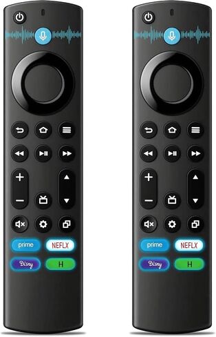 2Pc Universal Remote Control - Replacement Voice Remote Control for Toshiba/Insignia/Onmi/Pioneer Smart TVs, Compatible with TV Stick 4K/ 2nd Gen/ 3rd Gen/Life in Saudi Arabia