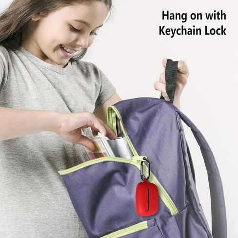 علبة سيليكون Geiomoo لسباق JBL التحمل 2 ، غطاء واقي مقاوم للخدش ناعم مع Carabiner (أسود) in Kuwait