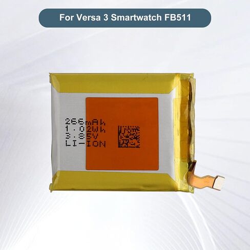 260mAh/1.00Wh/3.85V LSS352325P Battery Replacement for Fitbit Versa 3 Smartwatch FB511, with Repair Tool Kit in Saudi Arabia
