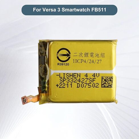 260mAh/1.00Wh/3.85V LSS352325P Battery Replacement for Fitbit Versa 3 Smartwatch FB511, with Repair Tool Kit in Saudi Arabia