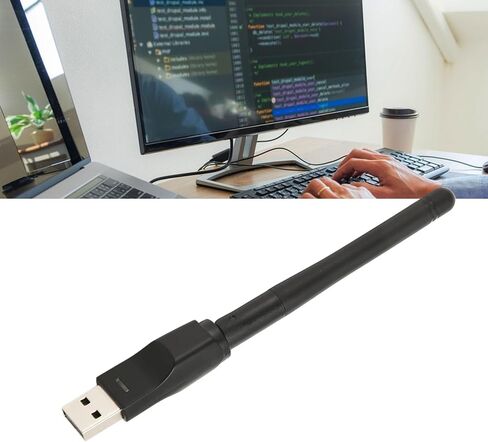 محول USB ، 150 ميجابت في الثانية بسرعة 2.4 جيجا هرتز توافق واسع MT7601 ، مع هوائي متكامل ، للبث ، والألعاب ، والدردشة الفيديو ، وغيرها من أنشطة النطاق الترددي المكثف in Kuwait