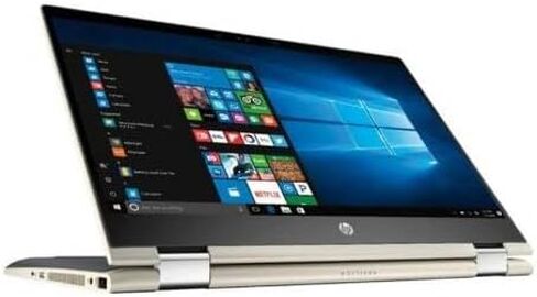 HP Pavilion X360-14 "" Touch - Core I5-10210U - 8GB - 256GB SSD + 16GB Optane - Gold in Saudi Arabia