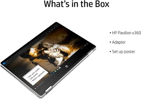 HP Pavilion X360-14 "" Touch - Core I5-10210U - 8GB - 256GB SSD + 16GB Optane - Gold in Saudi Arabia